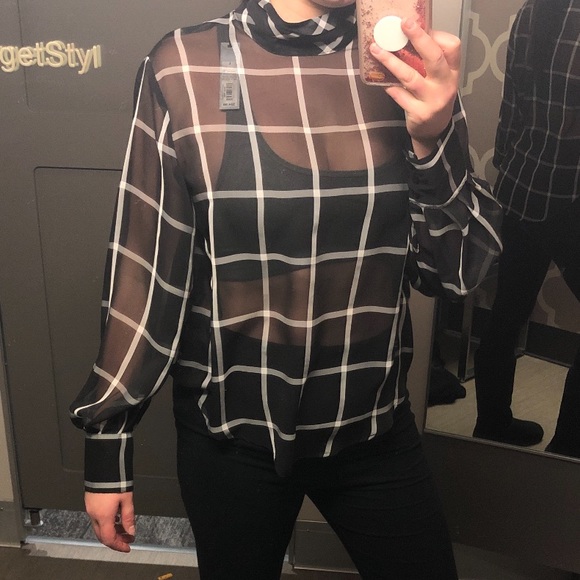 prologue Tops - B&W blouse wore once